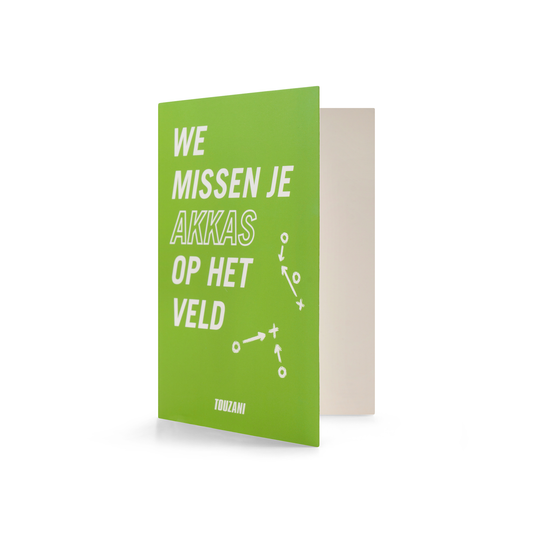 We missen je akkas