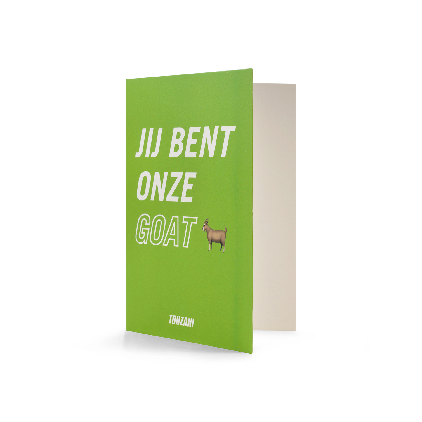 Jij bent onze goat