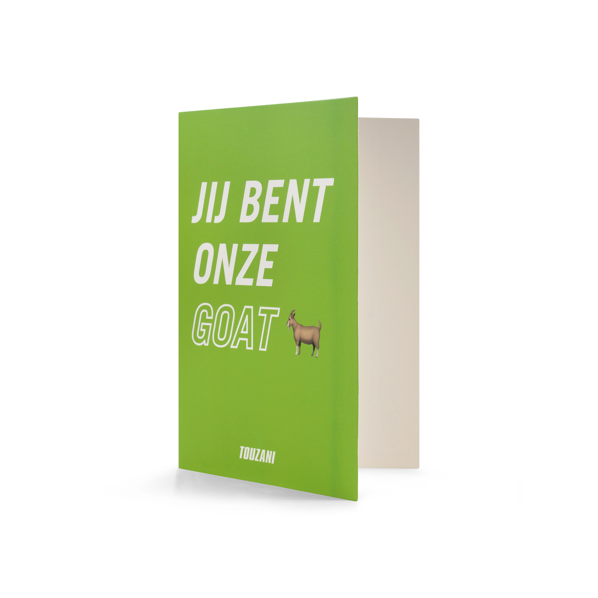 Jij bent onze goat