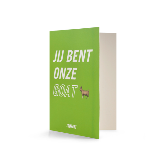 Jij bent onze goat