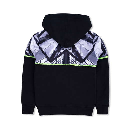 Angora Hoodie Black